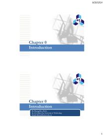 Bài giảng Digital Signal Processing - Chapter 0: Introduction