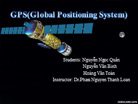 Bài giảng GPS (Global Positioning System)