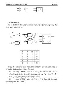 Bài giảng Kỹ thuật số - Chương 3: Các phần tử logic cơ bản (Phần 2)