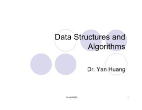 Đề tài Data Structures and Algorithm
