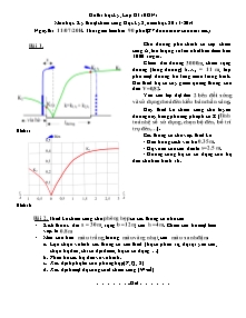 Đề thi học kỳ 2 môn Kỹ thuật chiếu sáng Lớp BT10DN1 - Năm học 2013-2014