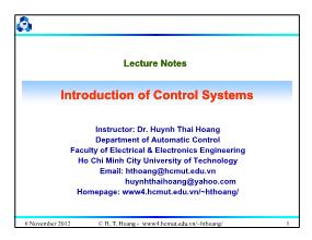 Fundamentals of Control Systems - Chapter 4: System Stability Analy