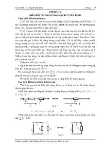 Giáo trình Cơ sở kỹ thuật điện I - Chương 8: Biển đổi tương đương mạch điện tuyến tính