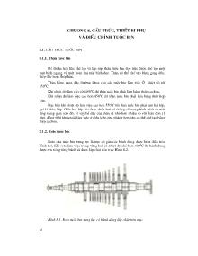 Giáo trình Nhiệt điện - Chương 8: Cấu trúc, thiết bị phụ và điều chỉnh tuốc bin