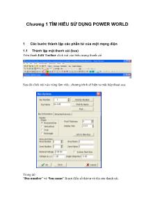 Hướng dẫn sử dụng phần mềm PowerWorld