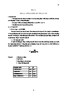 Hướng dẫn Thí nghiệm Hệ thống điện - Bài 5: Relay dòng điện kỹ thuật số (Mới)