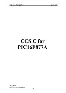 Tài liệu CCS C for PIC16F877A