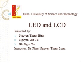 Tài liệu LED and LCD