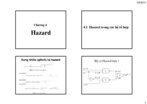 Thiết bị logic lập trình được - Chương 4: Hazard