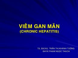Bài giảng Viêm gan mãn (Chronic Hepatitis) - Trần Thị Khánh Tường