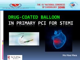 Drug-coated balloon in primary PCI for stemi