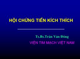 Hội chứng tiền kích thích - Trần Văn Đồng