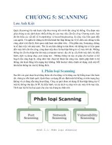 Tài liệu Bảo mật mạng - Chương 5: Scanning - Lưu Anh Kiệt