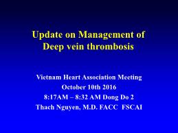 Update on management of deep vein thrombosis