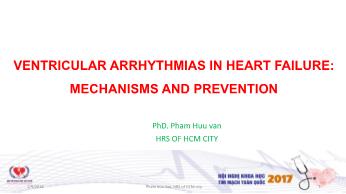 Ventricular arrhythmias in heart failure: Mechanisms and prevention