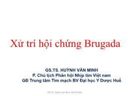 Xử trí hội chứng Brugada - Huỳnh Văn Minh